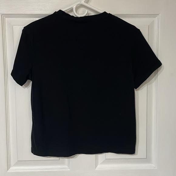 Shein women’s short sleeve shirt. Los Angeles California wording in white - Picture 3 of 6